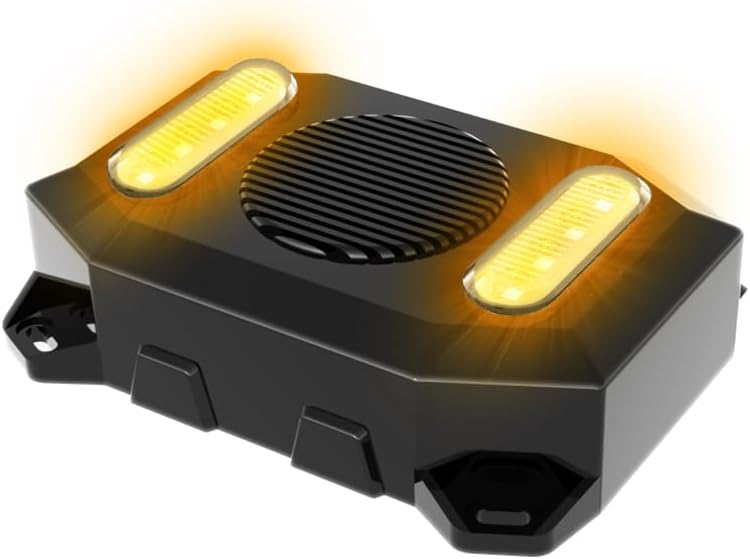 YUESONIC نظام إنذار احتياطي وإضاءة تحذيرية 102dB - 12-24V صوت تنبيه أمان للمركبات - Image 1